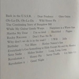 The Beatles White Album